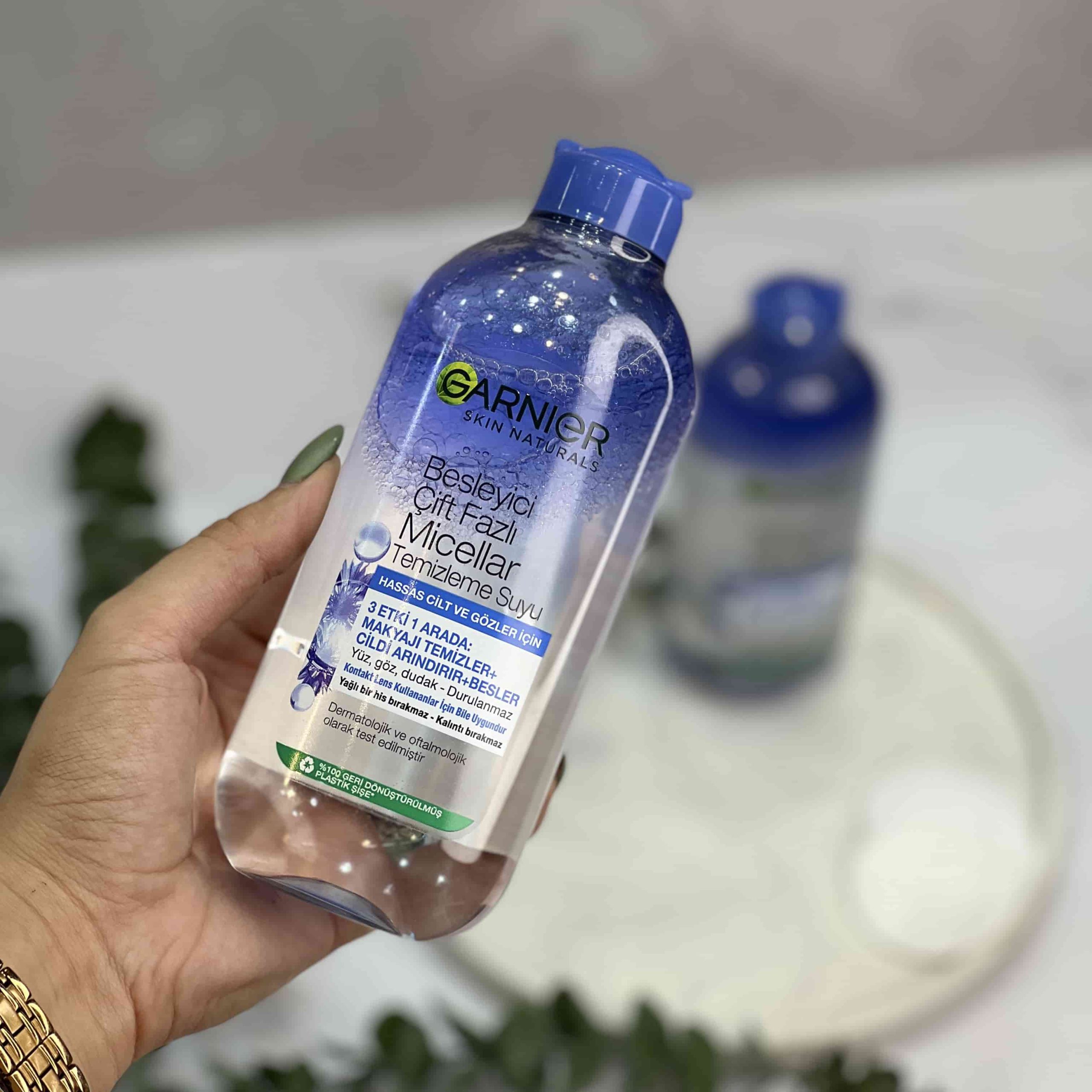 میسلار واتر دوفاز آبی گارنیر گارنیه مناسب پوست حساس Garnier (اورجینال) — تصویر ۴