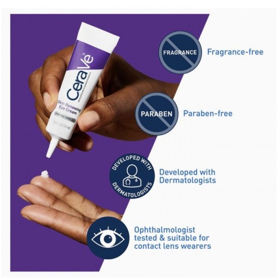 کرم دور چشم ضد چروک و تیرگی سراوی Cerave — تصویر ۶