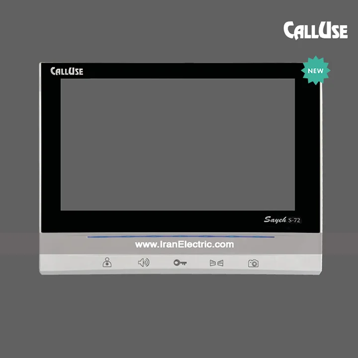مانیتور آیفون تصویری کالیوز 7 اینچ مدل سایه S72 — تصویر ۳