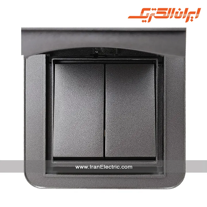 کلید تبدیل درب دار IP44 مدل ارس سفید — تصویر ۸