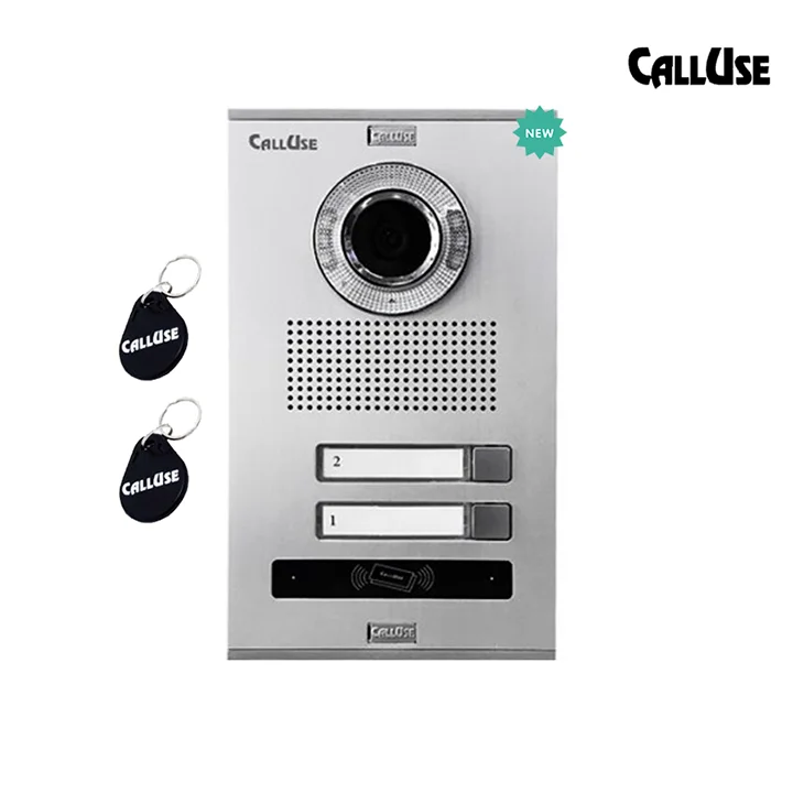 آیفون تصویری کالیوز مدل CU 433 با پنل دو واحدی تگ دار مدل نفیس — تصویر ۳