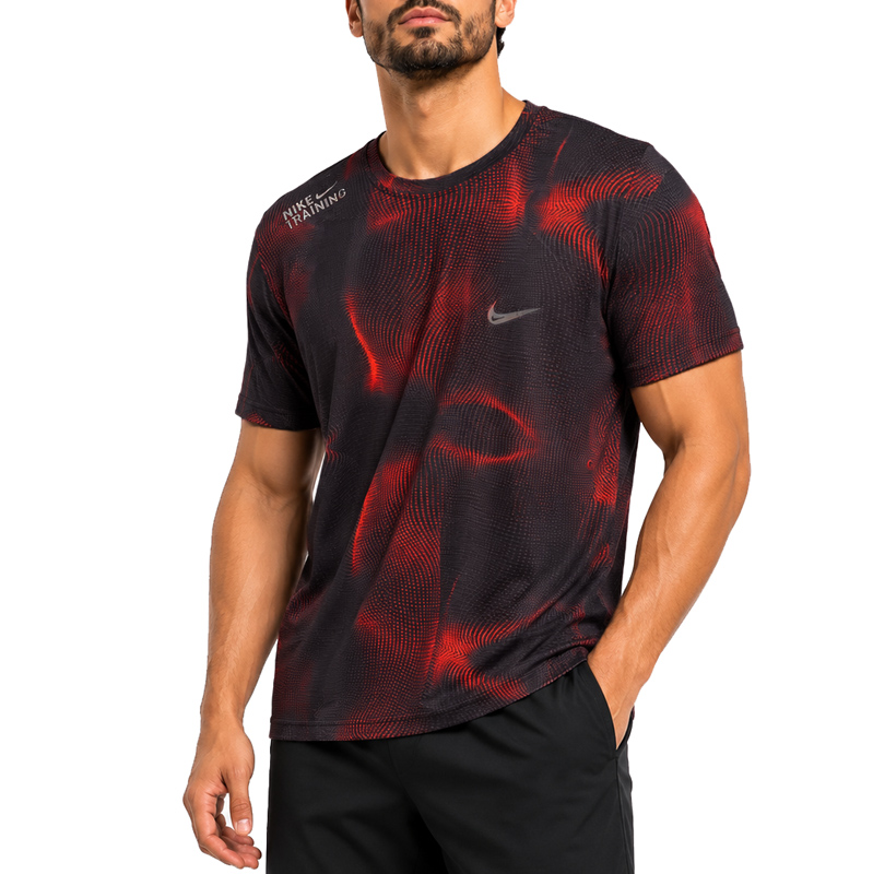 تیشرت ورزشی مردانه نایک مدل GMS-Dri Fit-5C0169 طوسی — تصویر ۸