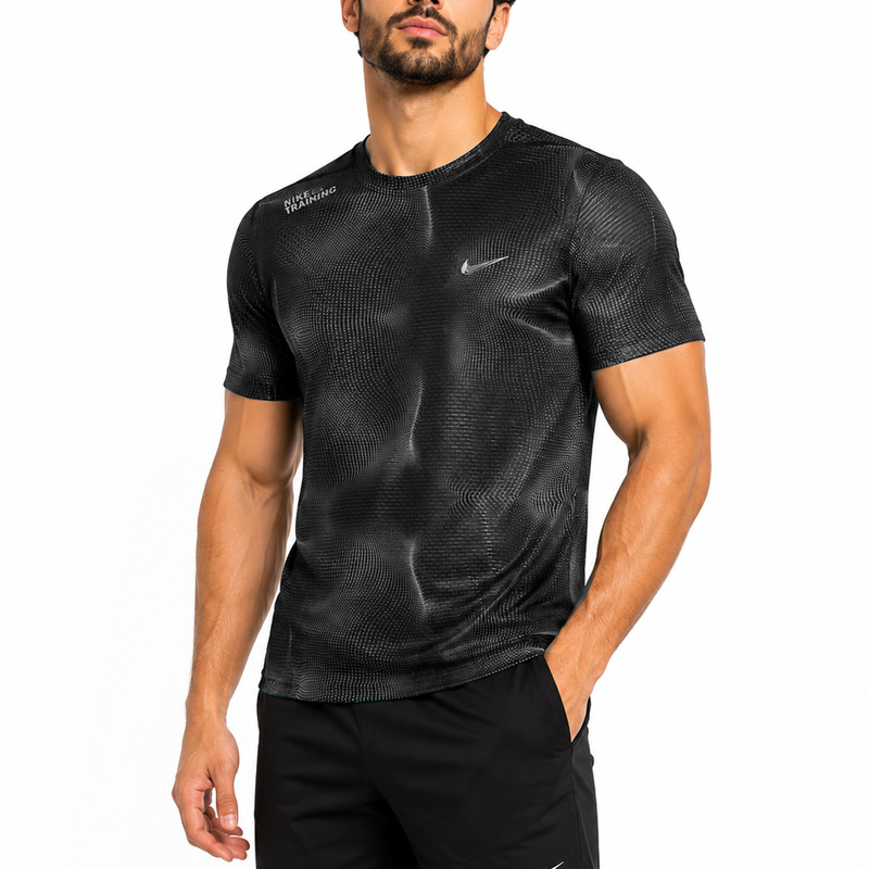 تیشرت ورزشی مردانه نایک مدل GMS-Dri Fit-5C0169 طوسی