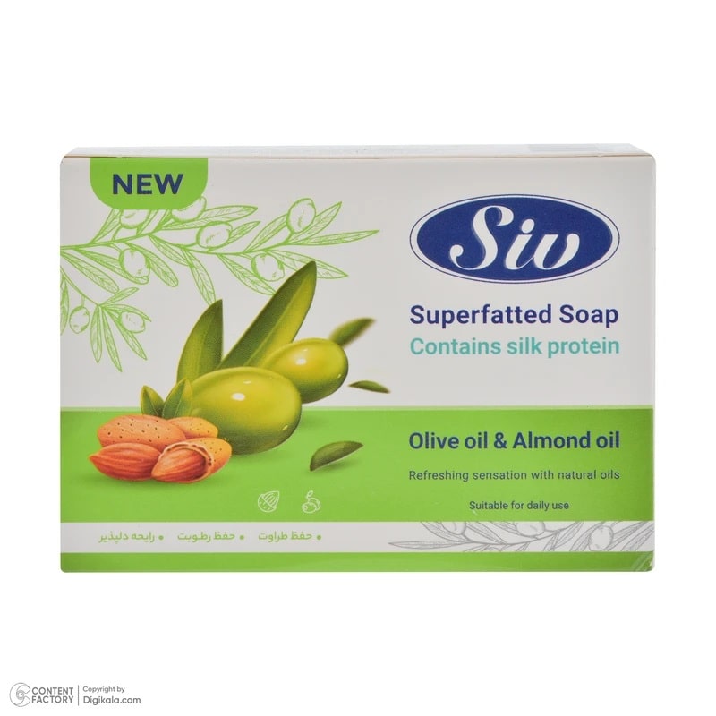 صابون سیو روغن زیتون و بادام 125 گرمی — تصویر ۸