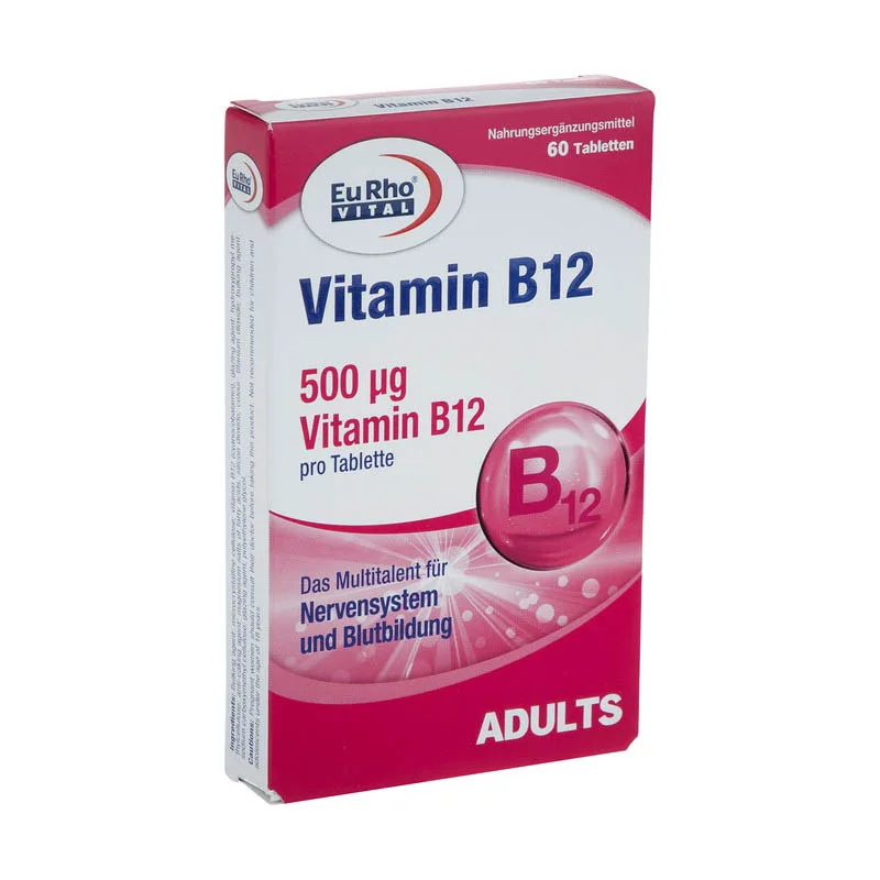 قرص ویتامین B12 یوروویتال 60 عدد