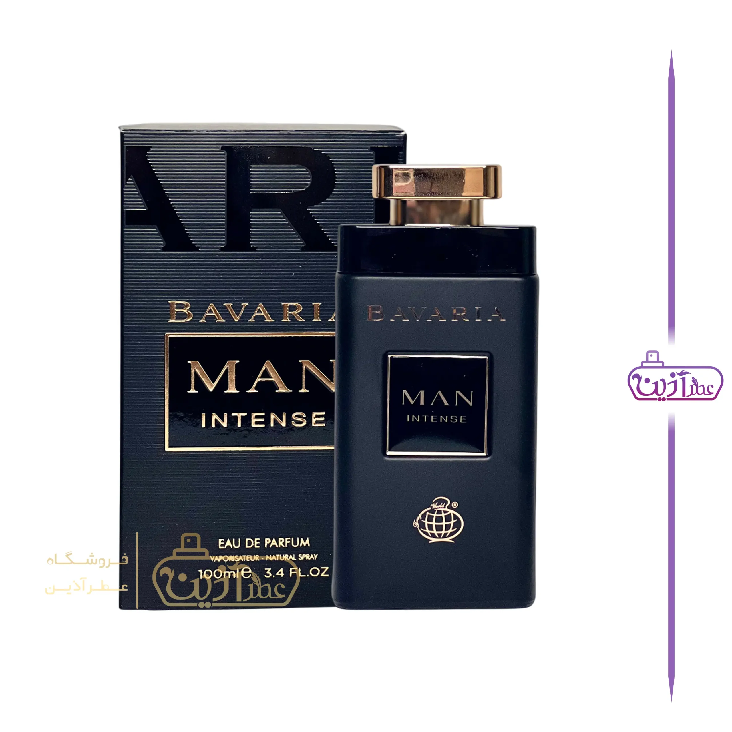 ادکلن بولگاری من این بلک فرگرانس ورد (باواریا من اینتنس فرگرانس ورد)