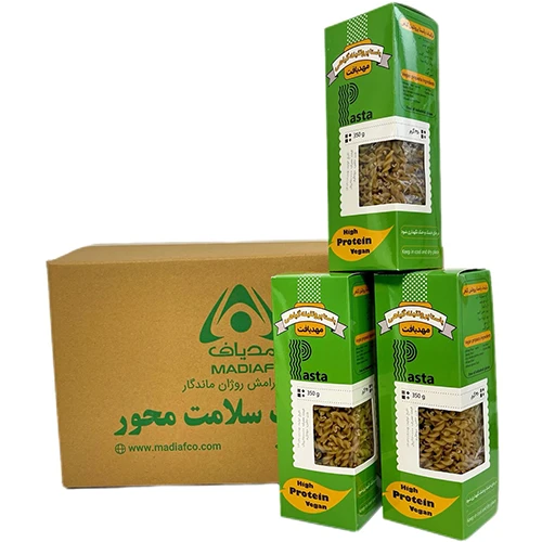 پاستا پروتئینی وگان 350 گرمی پیچی مهدیاف — تصویر ۳