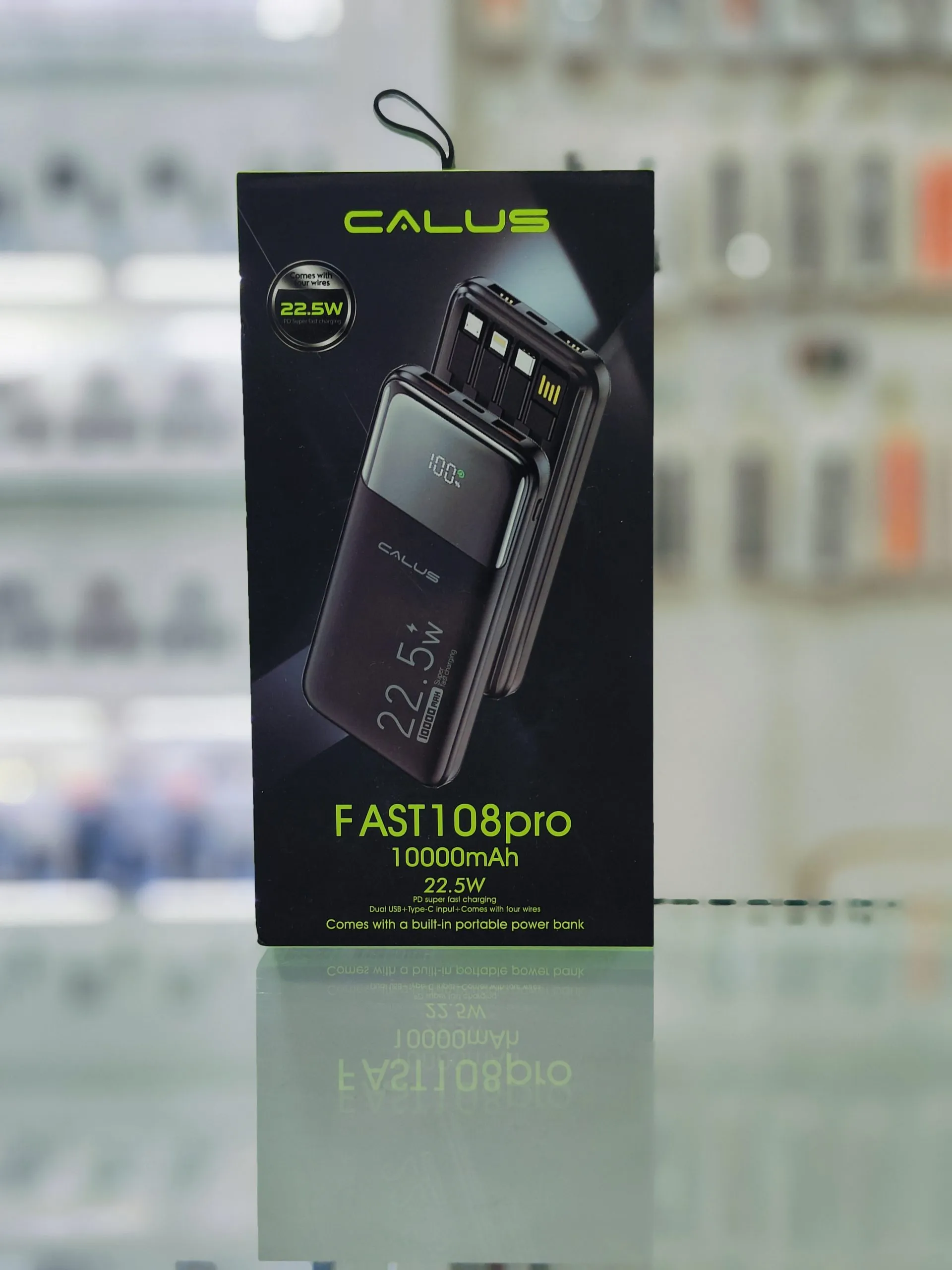 پاوربانک کالوس مدل FAST108PRO ظرفیت ۱۰ هزار ۲۲.۵ وات