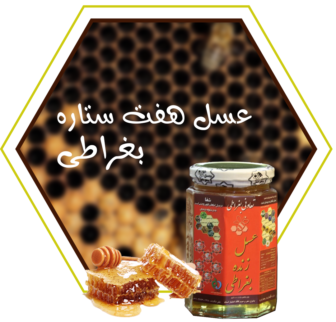 عسل7ستاره بغراطی (کارتن6عددی) — تصویر ۳
