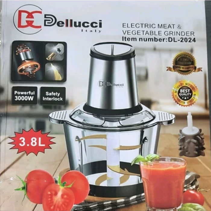 خردکن برقی دلوسی مدل DL2024(ظرفیت ۳ لیتر)