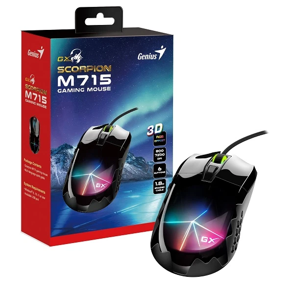 ماوس گیمینگ جنیوس مدل scorpion M715 — تصویر ۴