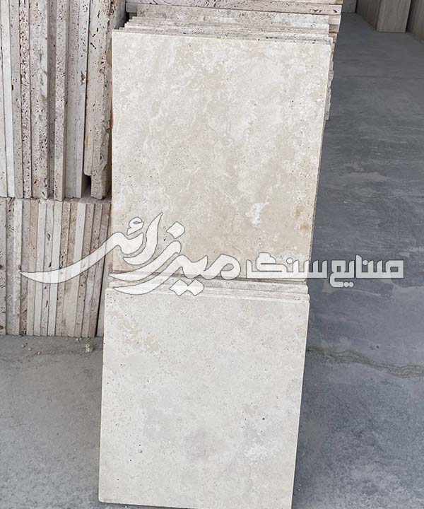 تراورتن فرشی ابیانه سفید — تصویر ۷