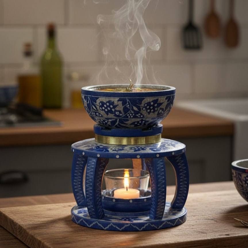 وارمر سنگی با نوار برنج طرح گلریز — تصویر ۶