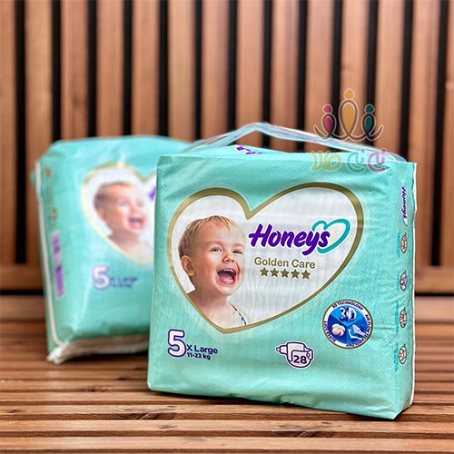 پوشک نوزاد هانیز سایز ۵