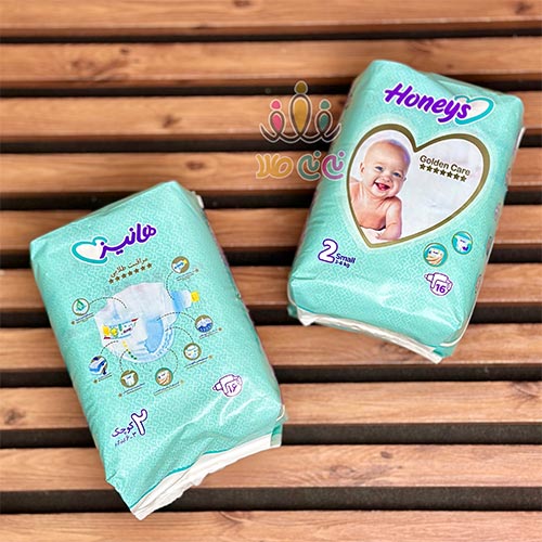 پوشک نوزاد هانیز سایز 2 — تصویر ۴