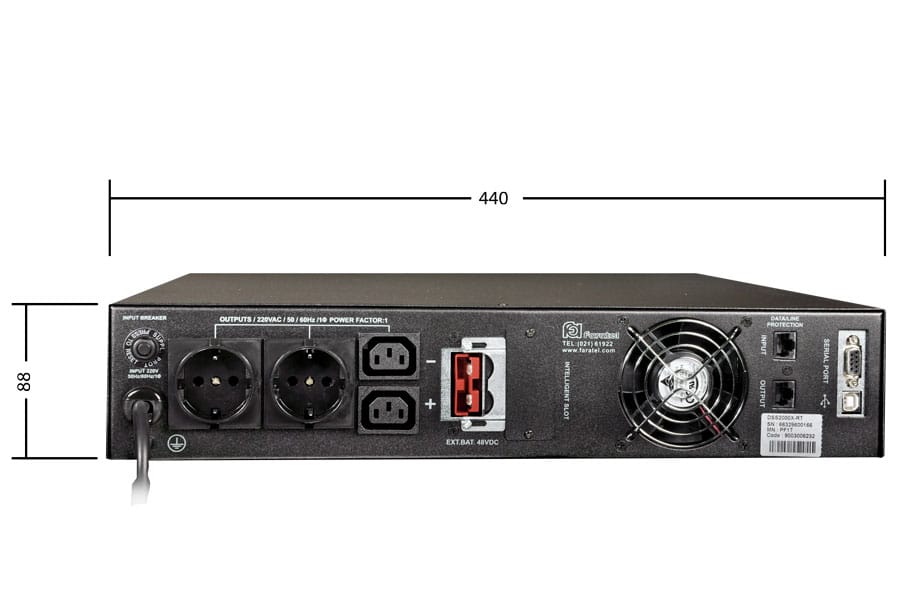 FARATEL UPS-DSS2000X-RT — تصویر ۳