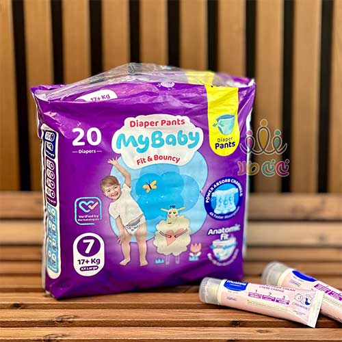 پوشک شورتی مای‌ بی‌ بی کانال‌ دار اکو سایز 7