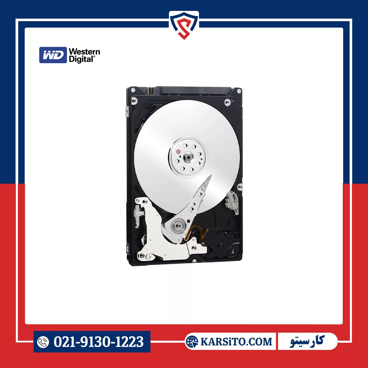 هارد اینترنال لپ تاپی سایز 2.5 اینچی برند وسترن دیجیتال WD Black مشکی 500GB استوک — تصویر ۴