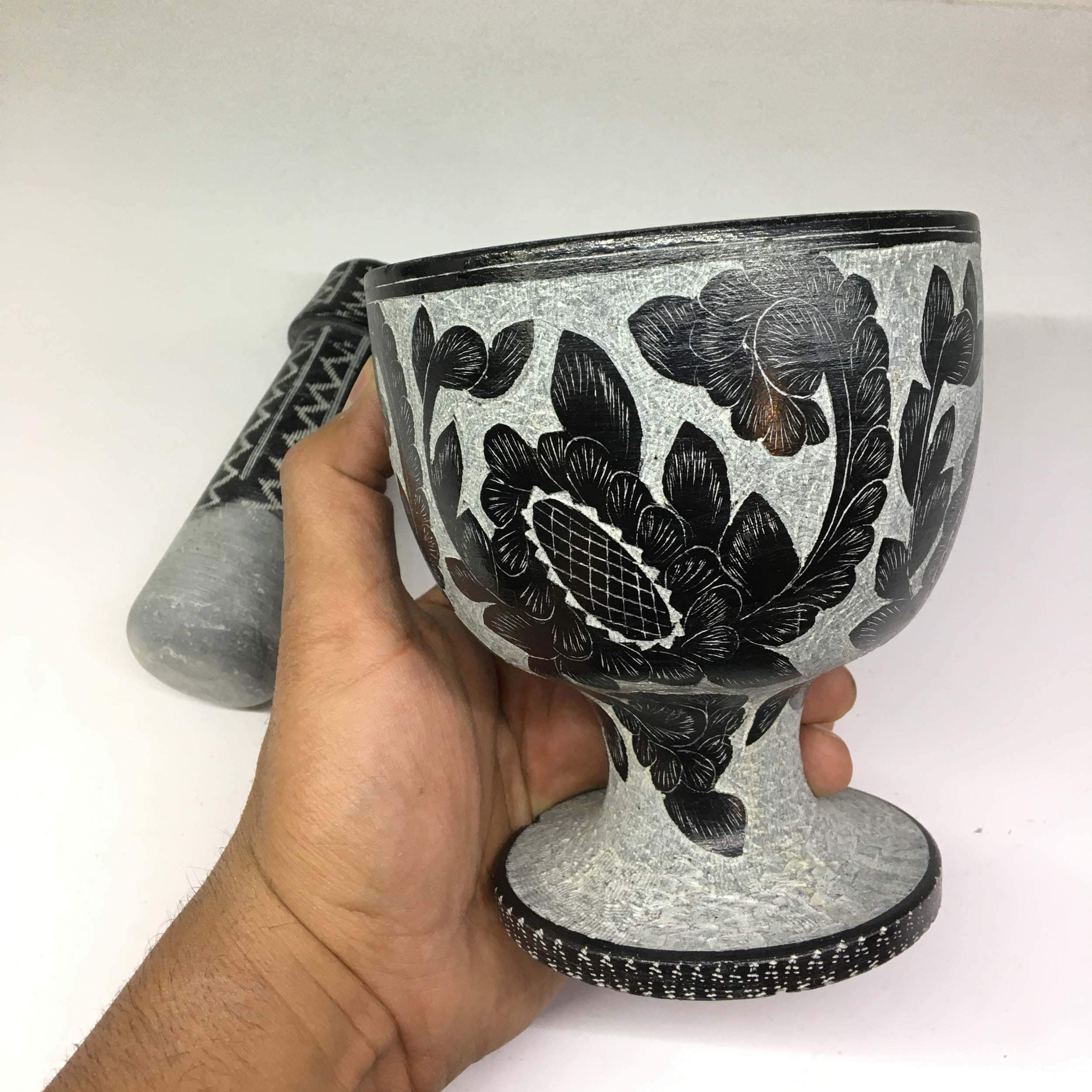 هاون سنگی مدل جامی — تصویر ۵