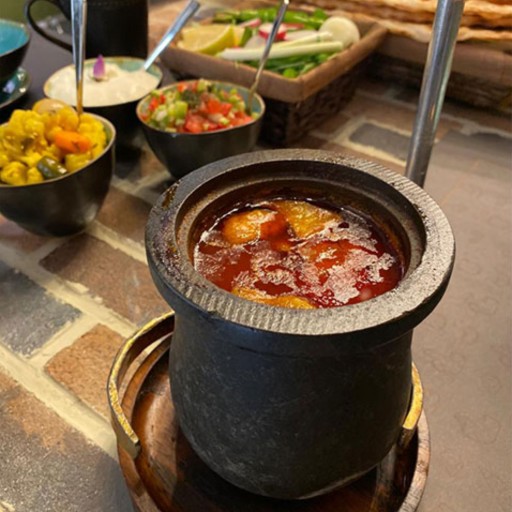 ظرف دیزی سنگی تک نفره (کافه ای) — تصویر ۵