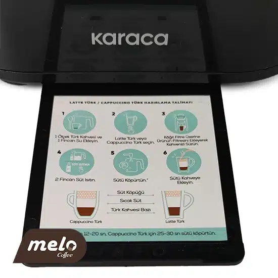 قهوه ترک ساز پنج کاره کاراجا Hatir Barista خاکستری — تصویر ۷