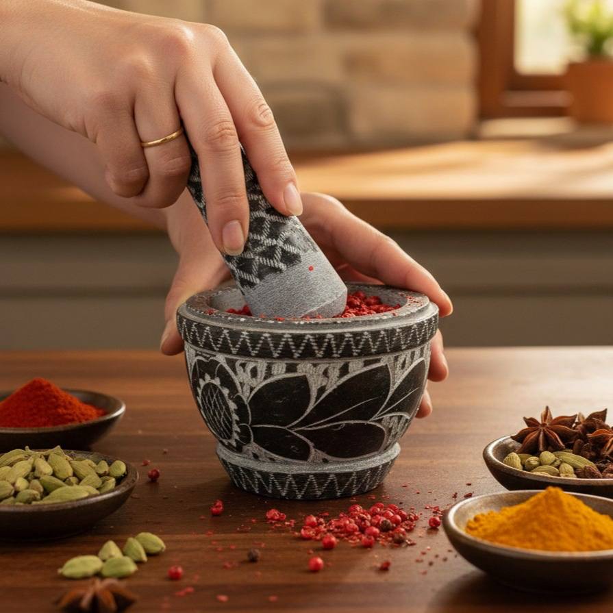 زعفران ساب سنگی مدل خورشید — تصویر ۲