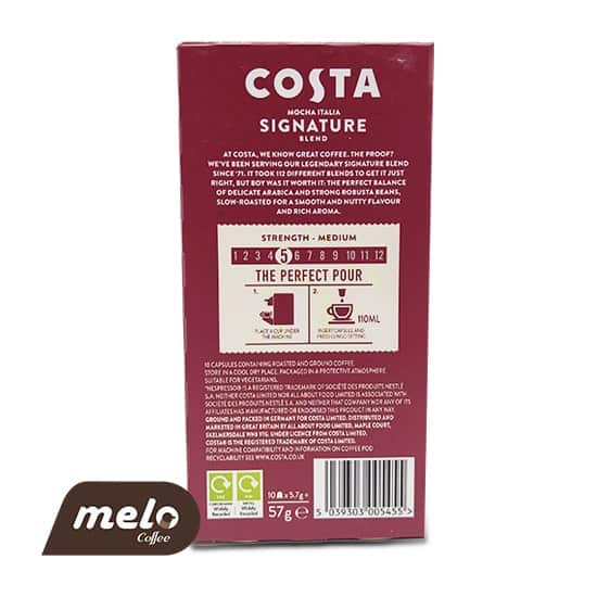 کپسول قهوه Costa مدل سیگنیچر لانگو (10 عدد) — تصویر ۳