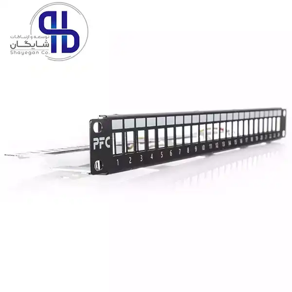 پچ پنل CAT6UTP پارسیان فیبر (همراه با کیستون)