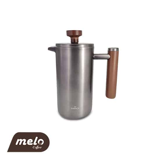 فرنچ پرس کاراجا مدل wood black (350 میلی لیتر)