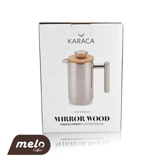 فرنچ پرس کاراجا مدل Mirror Wood (350 میلی لیتر) — تصویر ۵