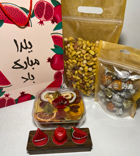 پک هدیه آجیل یلدایی Y120 — تصویر ۴