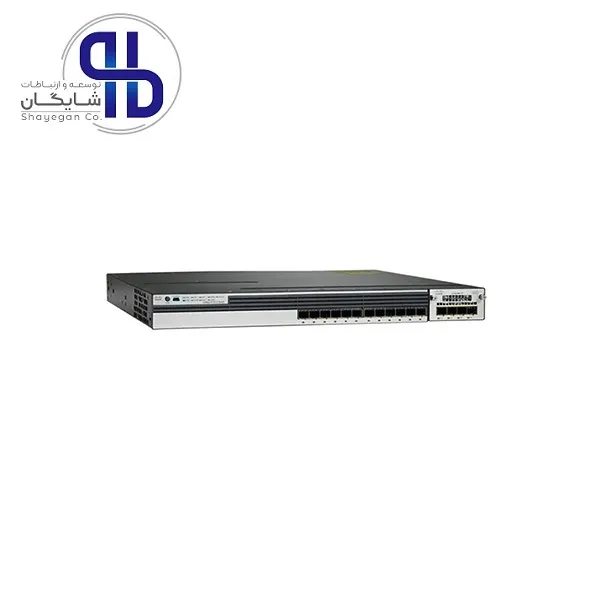 سوئیچ ۱۲ پورت سیسکو Cisco WS-C3750X-12S-S — تصویر ۲