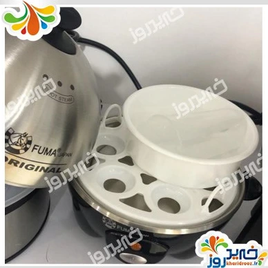 تخم مرغ پز فوما مدل FU-853 با بدنه استیل — تصویر ۵