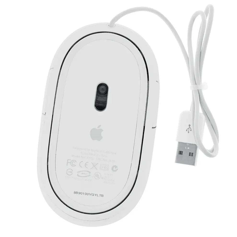 موس اپل استوک با سیم مدل Apple Mighty Mouse A۱۱۵۲ — تصویر ۳