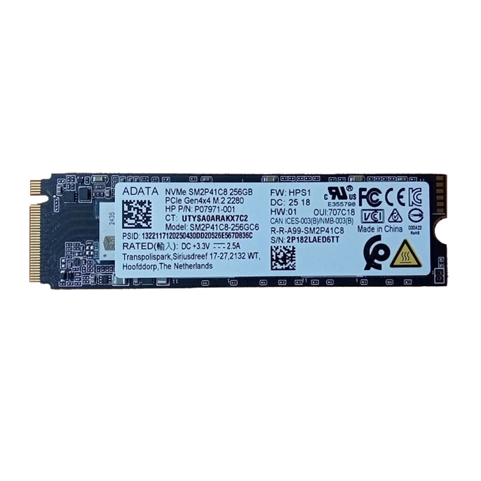اس اس دی M.2 اینترنال ۲۵۶ گیگابایت ای دیتا مدل SM2P41C8 (بدون جعبه) — تصویر ۲