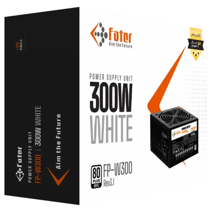 پاور کامپیوتر 300 وات فاطر مدل Fater FP-W300 80Plus — تصویر ۵