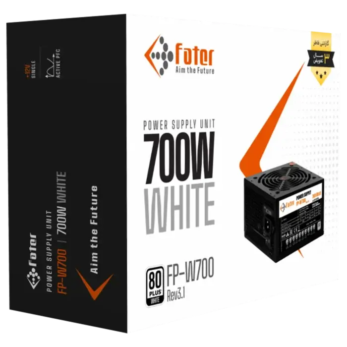 پاور کامپیوتر 700 وات فاطر مدل Fater FP-W700 80Plus — تصویر ۳