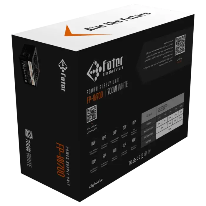 پاور کامپیوتر 700 وات فاطر مدل Fater FP-W700 80Plus — تصویر ۴