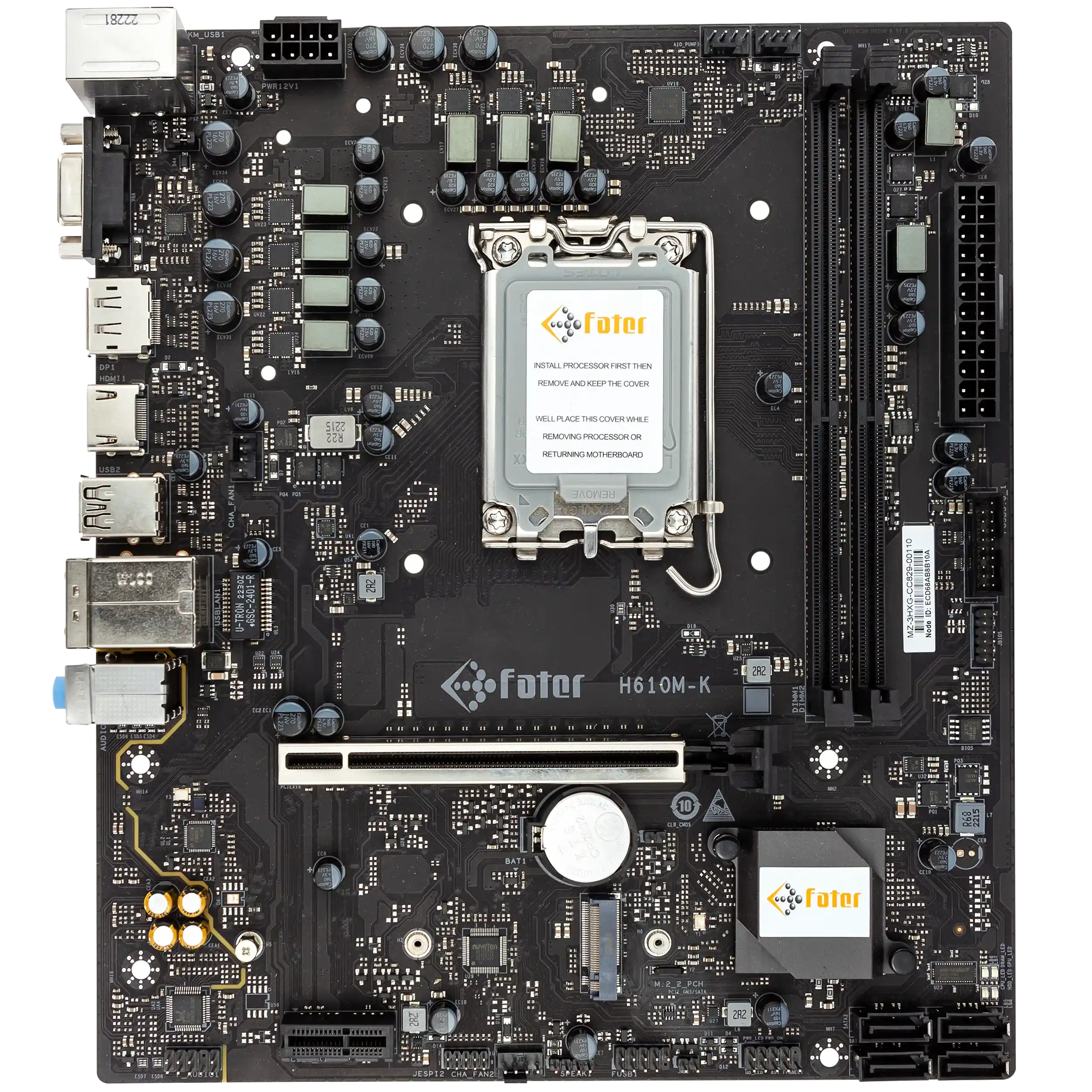 مادربرد فاطر مدل Fater H610M-K V20 DDR4 — تصویر ۲