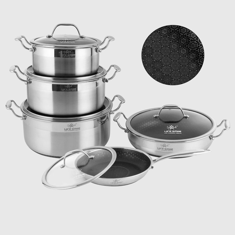 سرویس قابلمه لیزری 10پارچه لایف اسمایل مدل LIFEP30-10