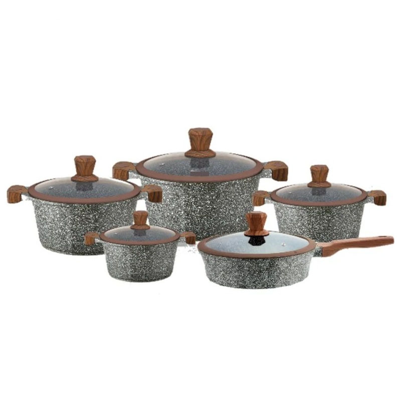 سرویس قابلمه 10 پارچه روگن مدل Ru-7010