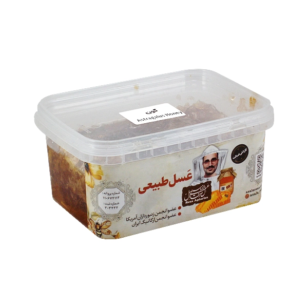 عسل گون طبیعی با موم 500 گرم — تصویر ۲