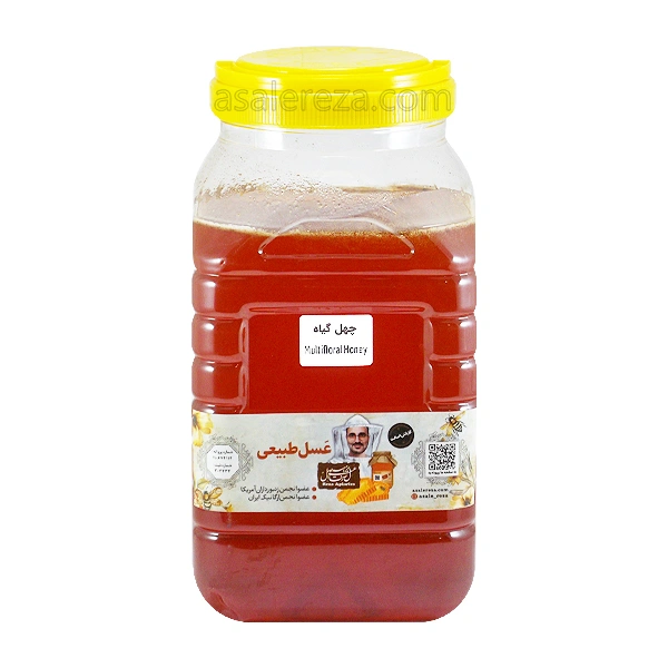 عسل چهل گیاه طبیعی 5 کیلو — تصویر ۲