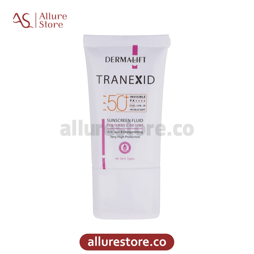 فلوئید ضد آفتاب درمالیفت مدل Tranexid با SPF50 حجم 40ml | آلور استور — تصویر ۲