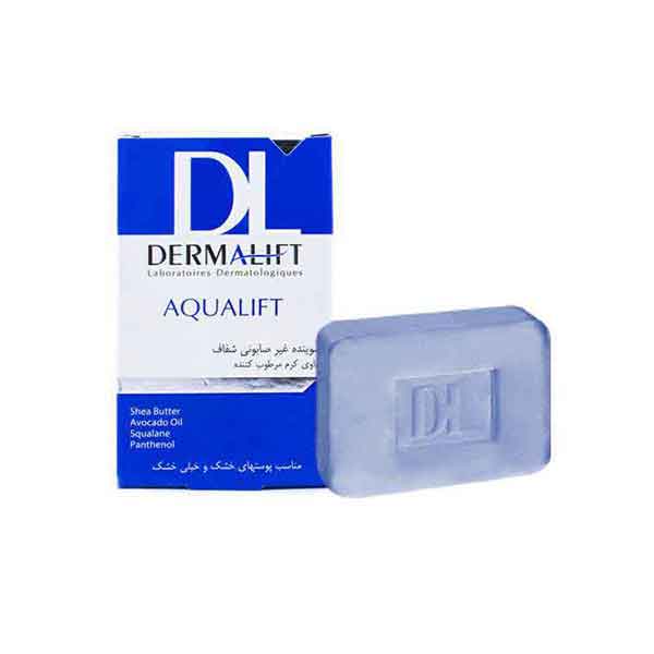 درمالیفت- شوینده غیر صابونی شفاف حاوی کرم مرطوب کننده (مناسب پوستهای خشک و خیلی خشک) 100gr