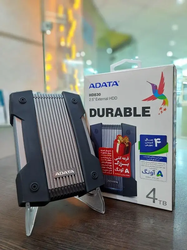 هارد اکسترنال ای دیتا مدل ADATA HD830 4TB استوک — تصویر ۴