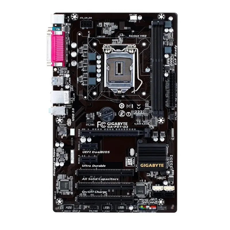 مادربرد گیگابایت مدل GIGABYTE GA-P81-D3 استوک