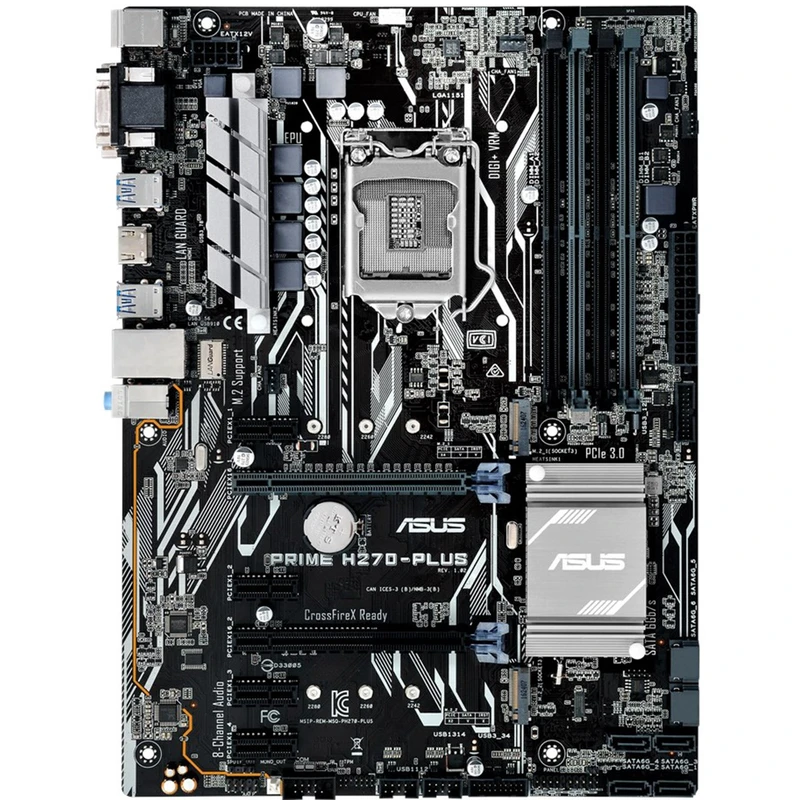 باندل مادربرد ASUS Prime H270 Plus + Intel I3 6100 استوک