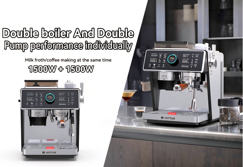 اسپرسوساز ویتور مدل رویال باریستا 20 Royal barista — تصویر ۵