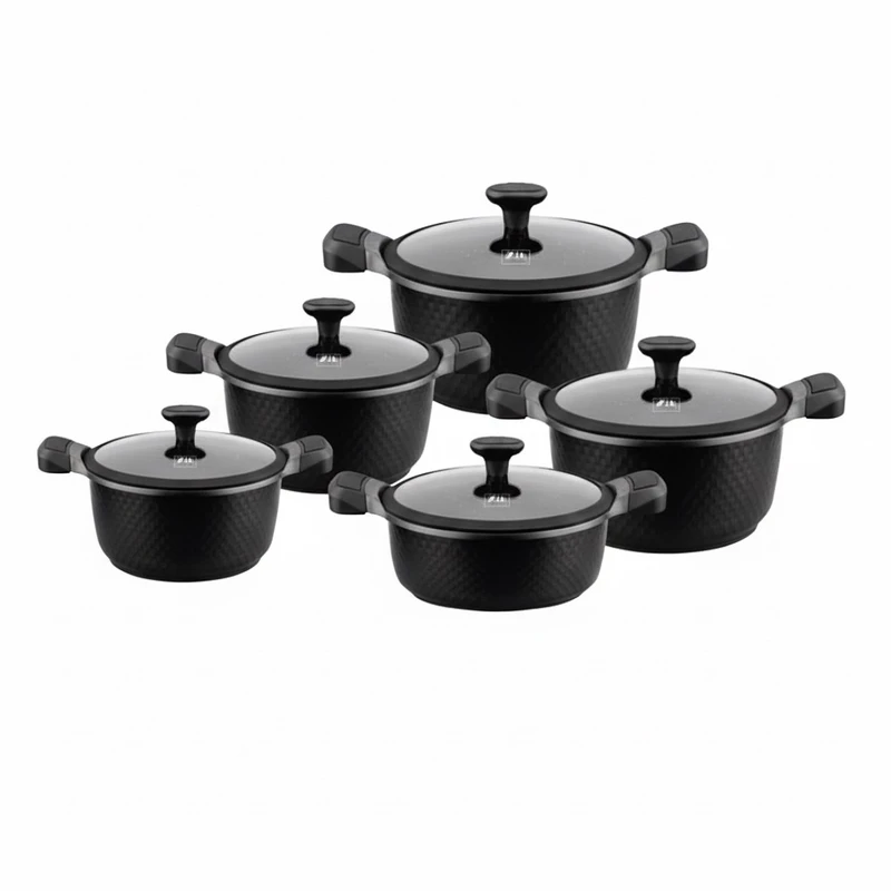 سرویس قابلمه ۱۰ پارچه گرانیتی زیو مدل ZCS-8630